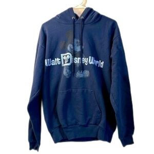 Vintage Mickey Mouse WDW Sweatshirt Hoodie - Size Medium
